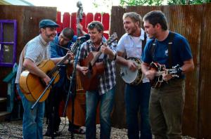 Durango's Flume Canyon Boys plucking it up.