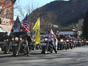 Bikes on parade during the Four Corners Motorcycle Rally. (Photo: Durango Harley-Davidson)