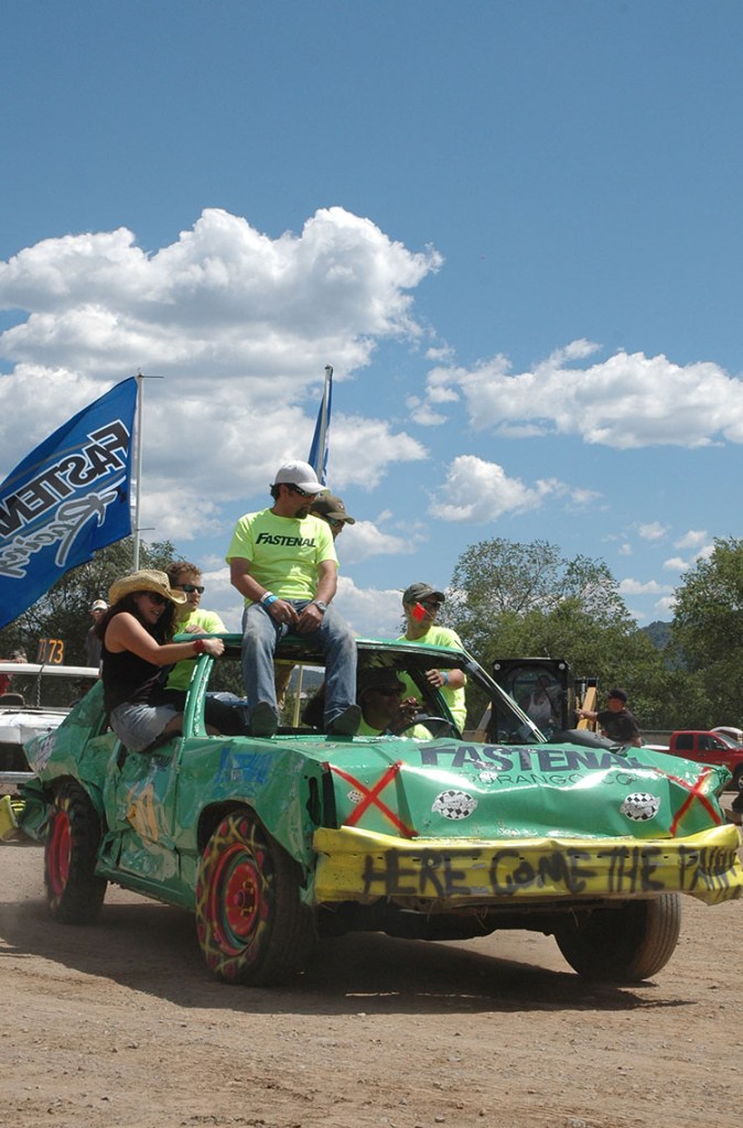 La Plata County Fair_demo_derby in Durango